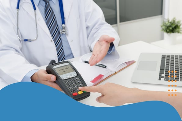 Doctor reviewing bundled payment models and reimbursement strategies for coordinated patient care.