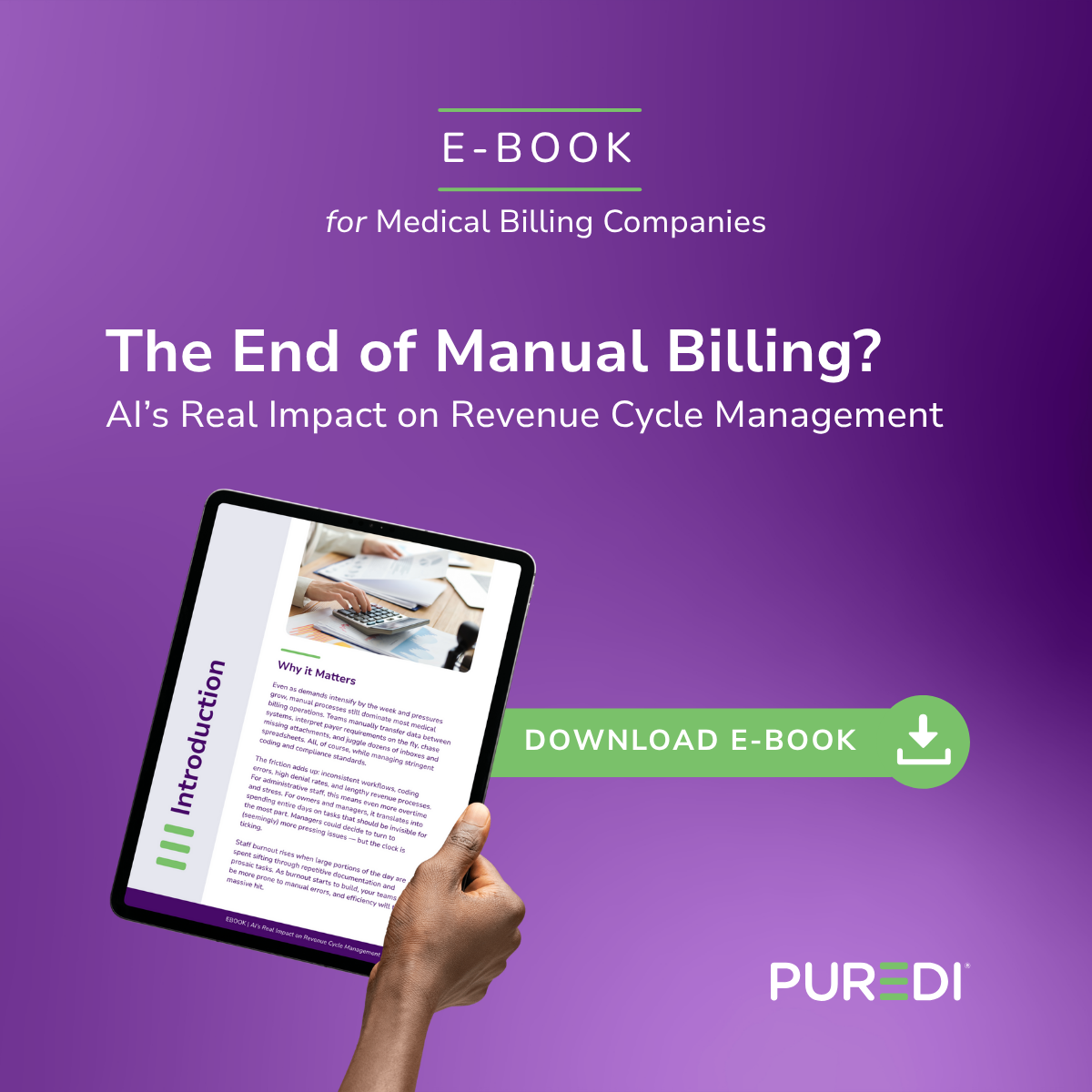 PUREDI LinkedIn Post2_end of manual billing