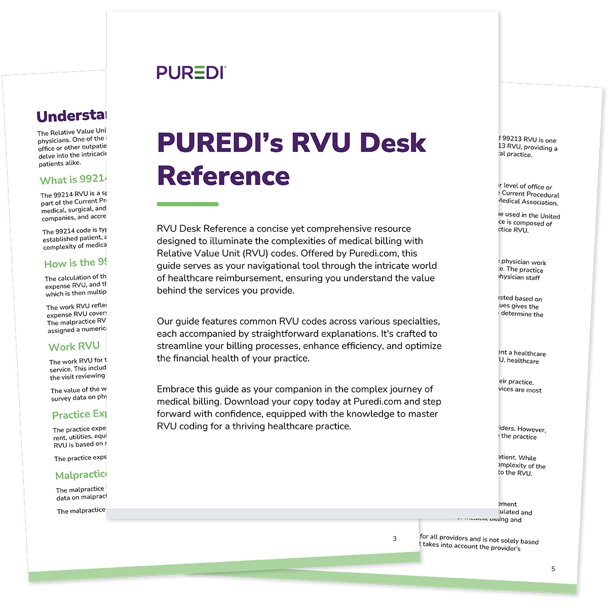 PUREDI RVU Desk Reference