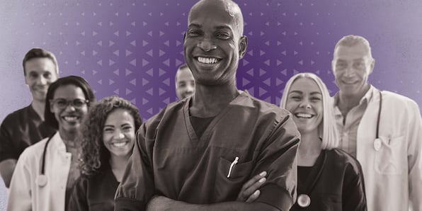 Image of a group of doctors smiling